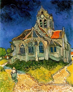 L’église d’Auvers Vincent van Gogh Peinture à l'huile